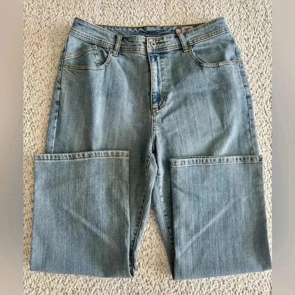 Chicos Platinum Emerald Crop Jeans Women’s Size 1.5 (10) - Picture 3 of 8